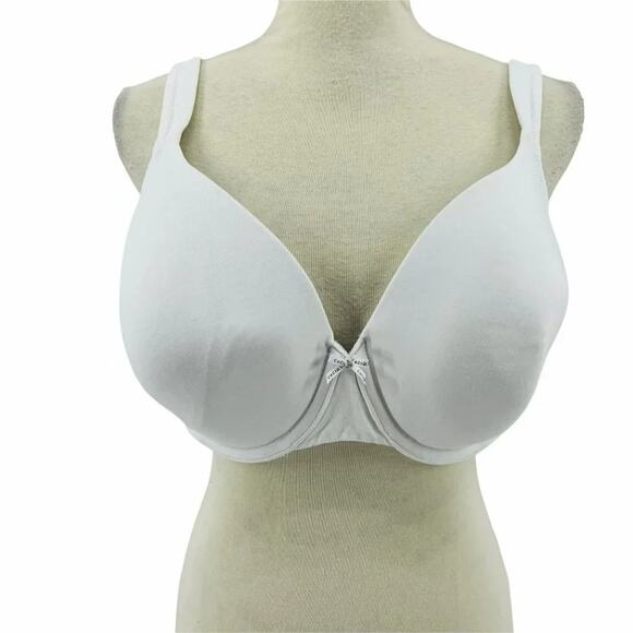 Lane Bryant Cacique White Lightly Lined Full Coverage Bra Size 42DD - Picture 9 of 9